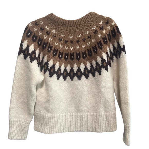 Veronica Beard Anne Fair Isle Alpaca Pullover in Excellent Pre Loved Condition - Picture 3 of 5